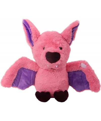 11 Inches Pink Realistic Bat Plush Halloween Bat Soft Hugging Plushie Pillow Decor Squishy Toy Stuffed Animal for Birthdays C...