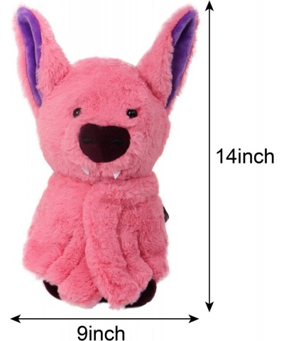 11 Inches Pink Realistic Bat Plush Halloween Bat Soft Hugging Plushie Pillow Decor Squishy Toy Stuffed Animal for Birthdays C...