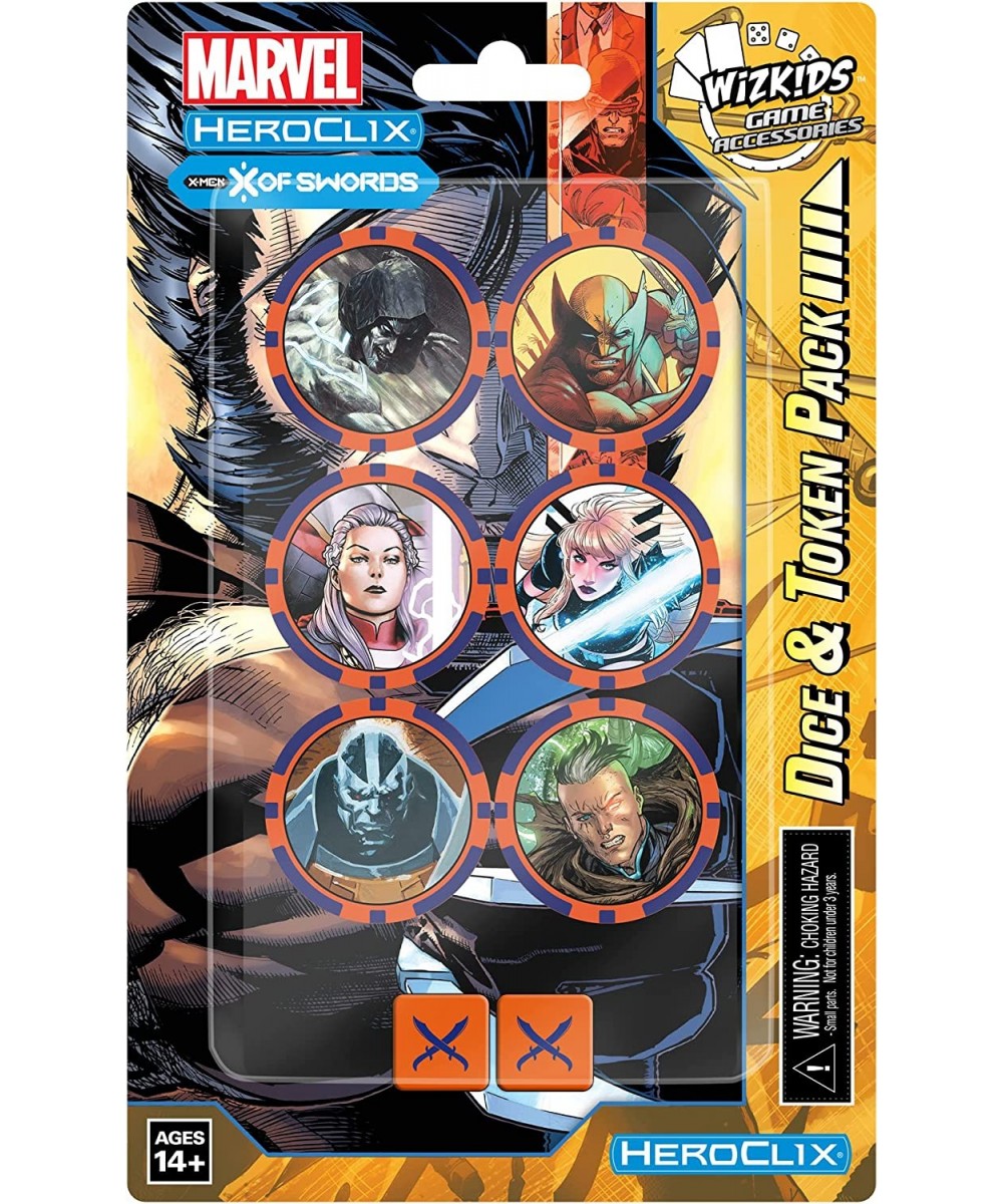 Marvel HeroClix: X-Men X of Swords: Dice and Token Pack - Accessory for Marvel Heroclix: X Men Miniatures Game $16.35 Game Ac...