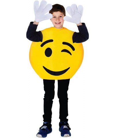 Dress-Up-America Winking Emoji Costume - Wink Emoticon Tunic $45.80 Kids' Costumes