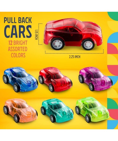 Pull Back Cars – Kids Racer Cars - Mini Toy Cars for Boys & Girls – Pullback Race Cars Birthday Party Favors in 12 Assorted C...