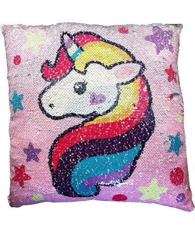 Unicorn Reversible Sequin Pillow $42.84 Kids' Plush Toy Pillows