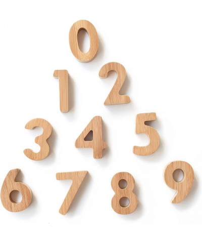 Bamboo Numbers Set - Number Learning for Baby Toddler Preschool Age Kids - Interactive Wooden Numbers to Stimulate Early Deve...