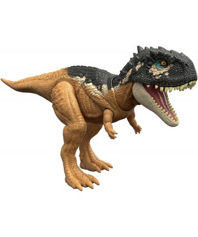 Jurassic World Dominion Roar Strikers Skorpiovenator Dinosaur Action Figure with Roaring Sound and Attack Action Toy Gift Phy...