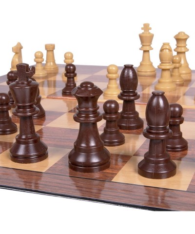 Chess Board Game I Classic Cardboard Folding Sets with Plastic Chess Pieces I for Adults & Kids I Best for Travel Games and F...