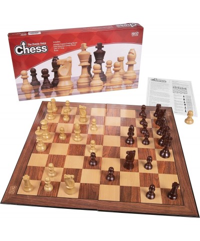 Chess Board Game I Classic Cardboard Folding Sets with Plastic Chess Pieces I for Adults & Kids I Best for Travel Games and F...