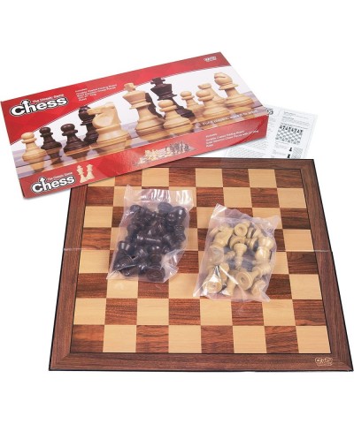 Chess Board Game I Classic Cardboard Folding Sets with Plastic Chess Pieces I for Adults & Kids I Best for Travel Games and F...