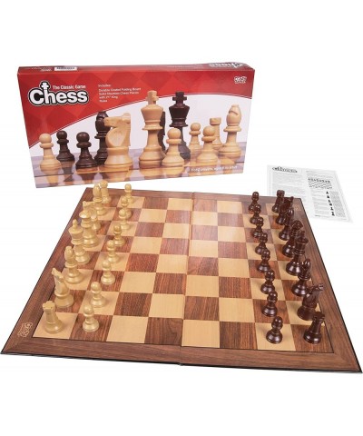 Chess Board Game I Classic Cardboard Folding Sets with Plastic Chess Pieces I for Adults & Kids I Best for Travel Games and F...