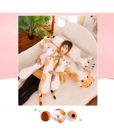 Long Cat Plush Pillow 90cm Stuffed Kitten Pillow Sleeping Hugging Pillow Cuddly Cushion Toy Decoration Gift for Boys Girls Gi...