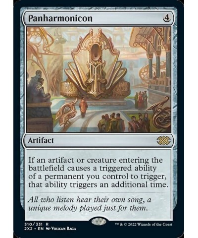 Magic: the Gathering - Panharmonicon (310) - Double Masters 2022 $15.29 Trading Cards & Accessories