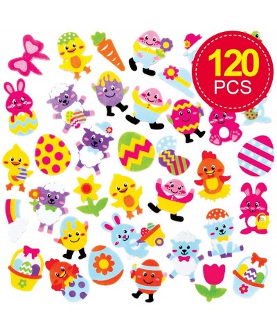 AT462 Easter Foam Stickers - Pack of 120 Creative Art and Craft Supplies for Kids to Make and Decorate Multi $13.17 Kids' Dra...