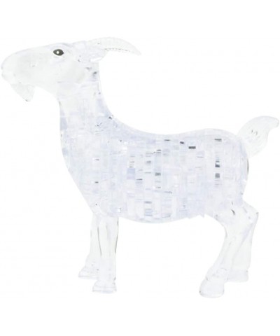 3D Crystal Jigsaw Puzzle Goat DIY Assembly Brain Teaser Toy Funny Decoration for Kids Age 12 and Up $21.83 3-D Puzzles