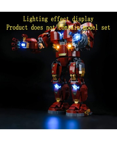 LED Light Kit Compatible with Lego The Hulkbuster: Ultron Edition - Lighting Set for Marvel 76105 Building Model (Lego Set No...