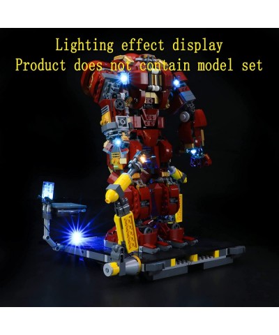 LED Light Kit Compatible with Lego The Hulkbuster: Ultron Edition - Lighting Set for Marvel 76105 Building Model (Lego Set No...