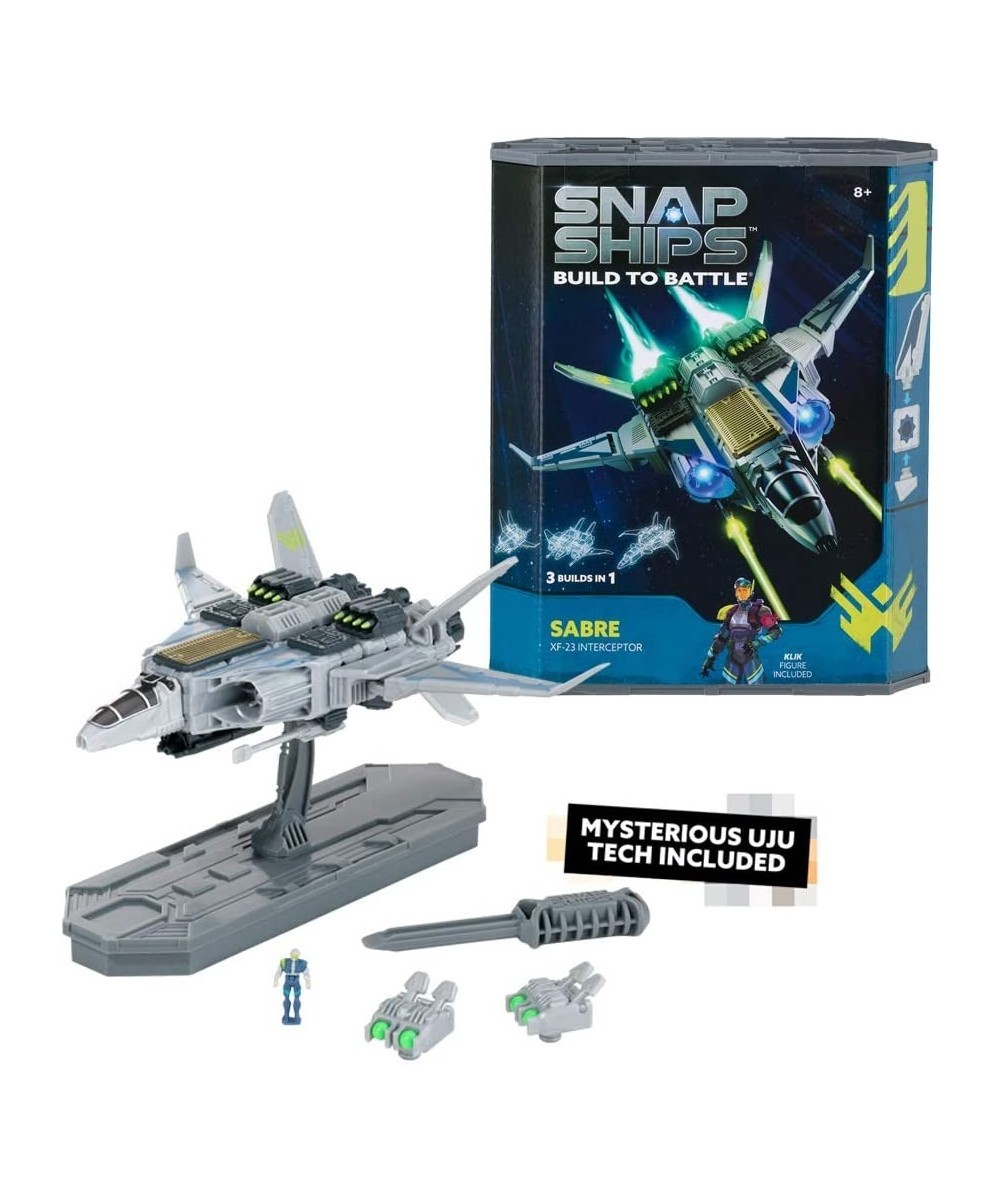 Snap Ships — Sabre XF-23 Interceptor — Construction Toy for Custom Building and Battle Play — Ages 8+ $21.20 Toy Building Sets