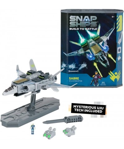 Snap Ships — Sabre XF-23 Interceptor — Construction Toy for Custom Building and Battle Play — Ages 8+ $21.20 Toy Building Sets