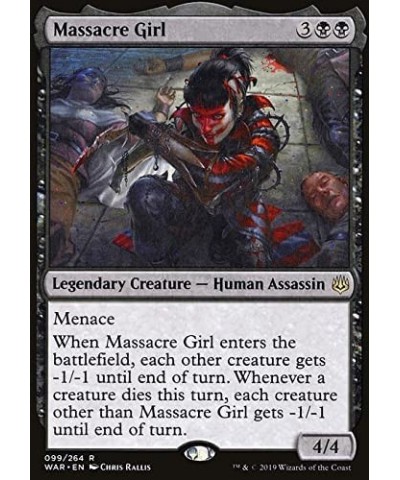 Magic: The Gathering - Massacre Girl - War of The Spark $11.06 Card Games