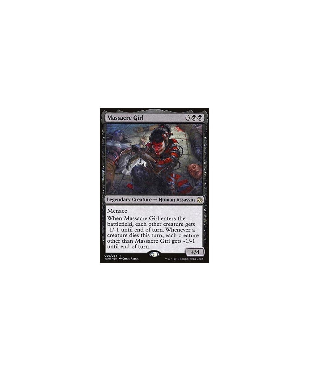 Magic: The Gathering - Massacre Girl - War of The Spark $11.06 Card Games