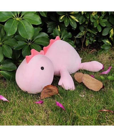 Weighted Dinosaur Plush 24" 3.5lbs Weighted Animal Plush Stuffed A Dino Pillow (Pink) $60.94 Kids' Plush Toy Pillows