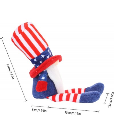 Independence Day Gnome Plush Doll American 4th of July Patriotic Gnome Plush Hat Doll Faceless Plush Doll Ornaments for Memor...