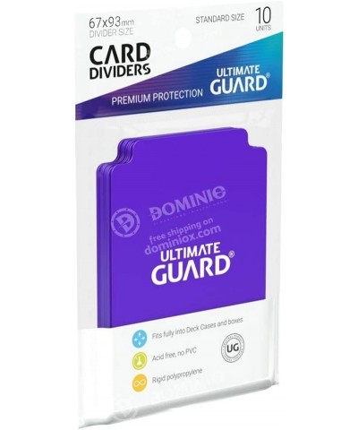 Divider Protective Card Sleeves (10 Piece) Light Purple $13.33 Card Games