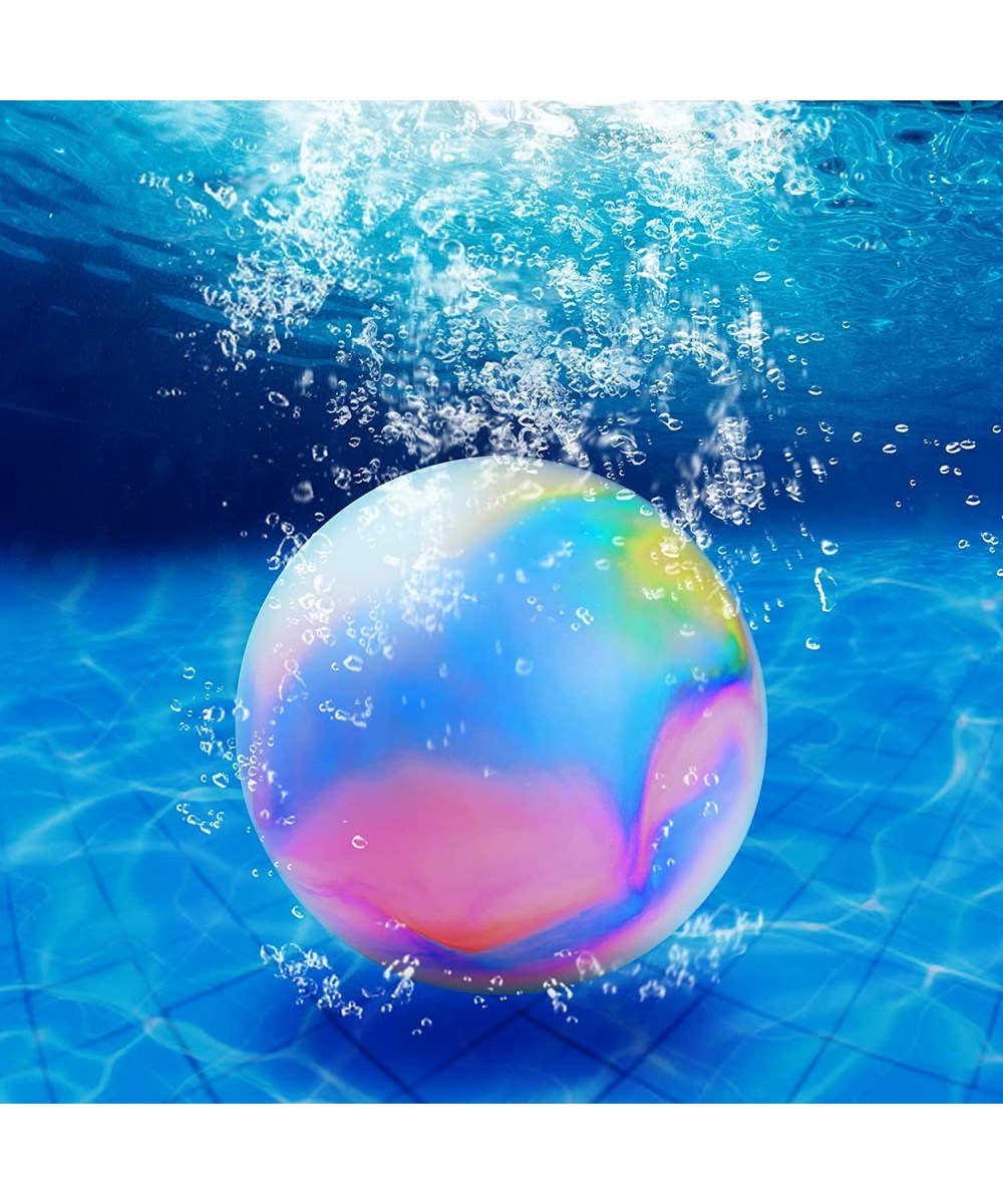 Swimming Pool Ball Toys with Water Injecter for Underwater Balls Passing Dribbling Diving Pool Toy for Kids 3-12 Teens Adults...