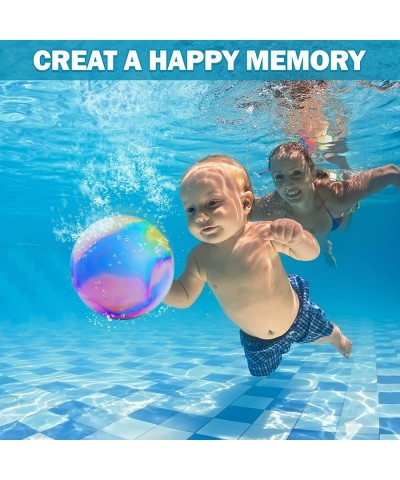 Swimming Pool Ball Toys with Water Injecter for Underwater Balls Passing Dribbling Diving Pool Toy for Kids 3-12 Teens Adults...