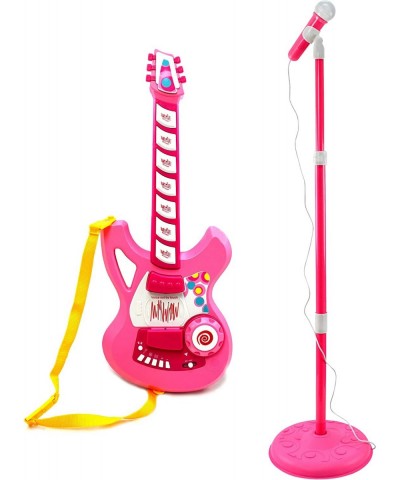 Musical Electric Guitar Microphone and Stand for Toddlers Children and Kids - Interactive Motion Sensor Area - Battery Operat...