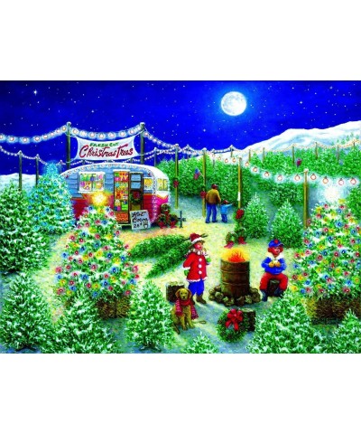 A Lot of Christmas Trees 300 pc Jigsaw Puzzle by SunsOut - Christmas Puzzle $31.67 Jigsaw Puzzles