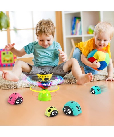 Pull Back Cars Friction Powered Cars Multi-Function 360° Rotating Spinning Top Push and Go Back and Forth Car Toys Vehicles P...