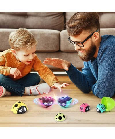 Pull Back Cars Friction Powered Cars Multi-Function 360° Rotating Spinning Top Push and Go Back and Forth Car Toys Vehicles P...