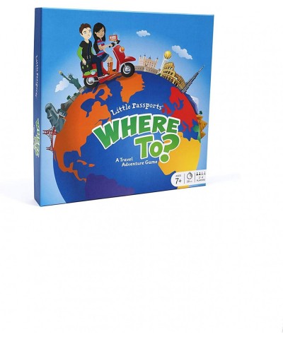 Where to? Travel Adventure Board Game - World Map Game for Kids Ages 7 & Up – Family Geography Game – Fun Card Game for Kids ...