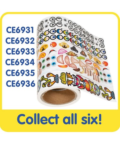 Creative Sticker Roll - Mouths - 600 Self-Adhesive Stickers - 6 Different Mouth Stickers for Crafts - Make Your Own Face $16....