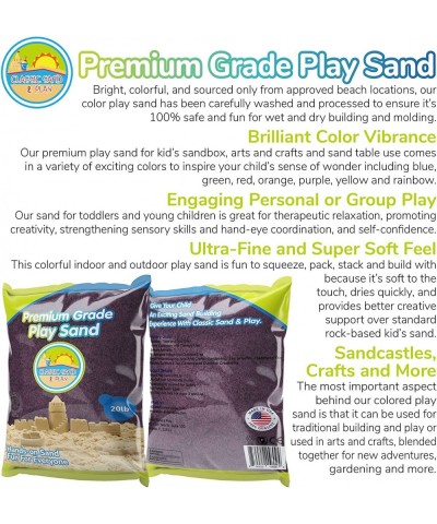 Classic Sand and Play Purple Colored Play Sand 20 lb. Bag Natural and Non-Toxic Fun Wet and Dry Indoor and Outdoor Sandbox Th...