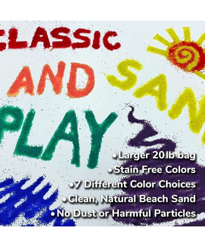 Classic Sand and Play Purple Colored Play Sand 20 lb. Bag Natural and Non-Toxic Fun Wet and Dry Indoor and Outdoor Sandbox Th...