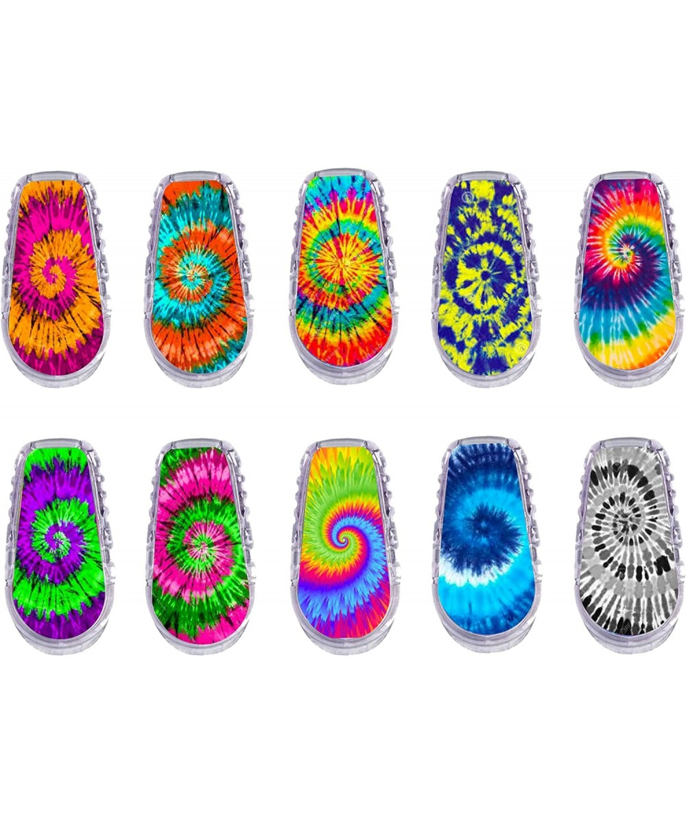 Dexcom G6 Stickers for Transmitter Decal Tie Dye 10 Pack Diabetes Stickers - Glucomart $18.08 Kids' Stickers