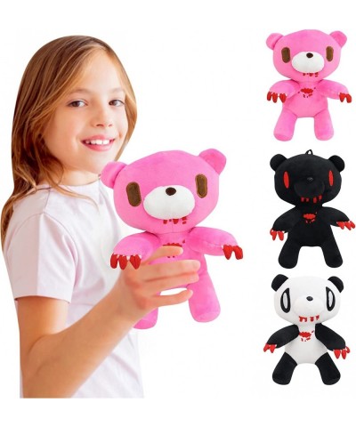 10 inches Gloomy Bear Plush Toy Black and Pink Violent Bear Doll Cute Stuffed Animals Bear Doll Cute Stuffed Animals for Boys...