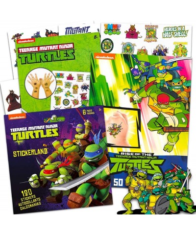 Teenage Mutant Ninja Turtles Stickers and Tattoos Super Set ~ Bundle with Over 100 TMNT Stickers and 75 TMNT Temporary Tattoo...